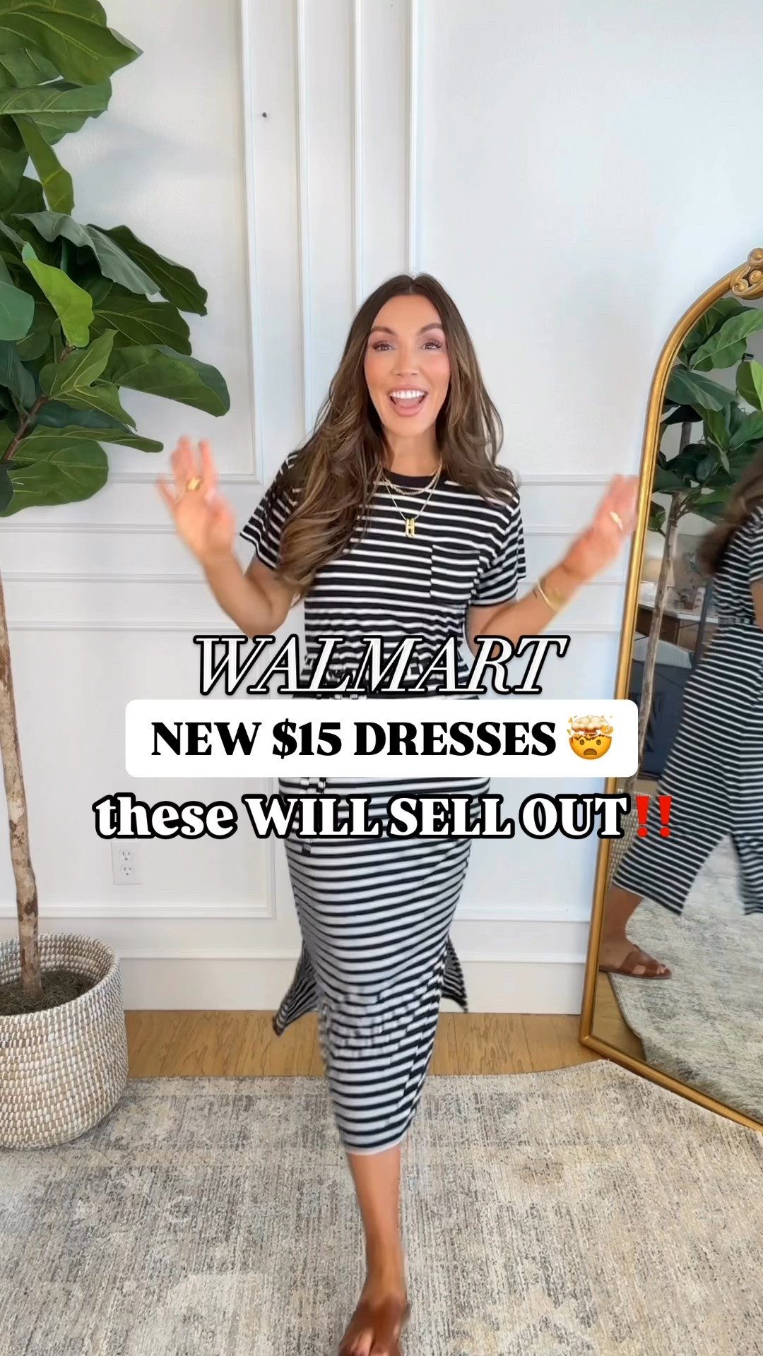 #walmart 
WALMART t-shirt dresses I literally CANNOT BELIEVE?! Wearing size small in both! 

#LTKStyleTip #LTKFindsUnder50 #LTKWorkwear