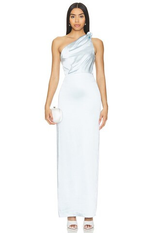 Bella Gown in Baby Yellow | Revolve Clothing (Global)