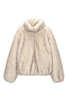 Faux fur jacket | PULL and BEAR UK