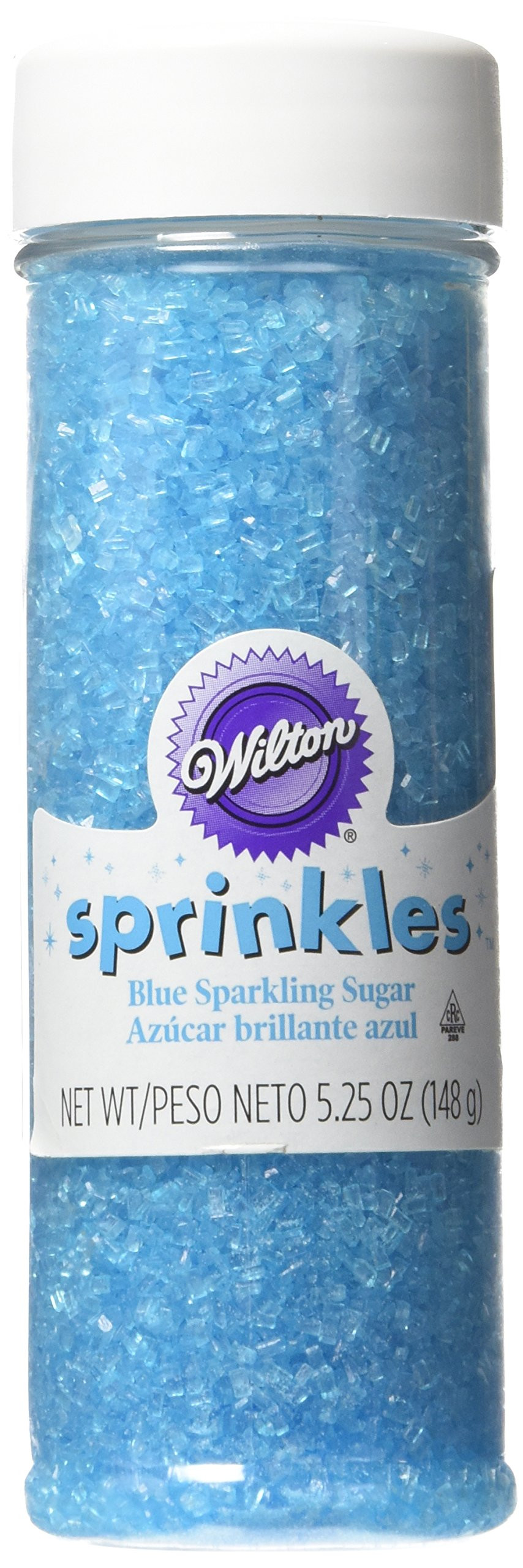 Wilton Sparkling Sugar Decorating Sprinkles, 5.25 oz., Blue | Amazon (US)