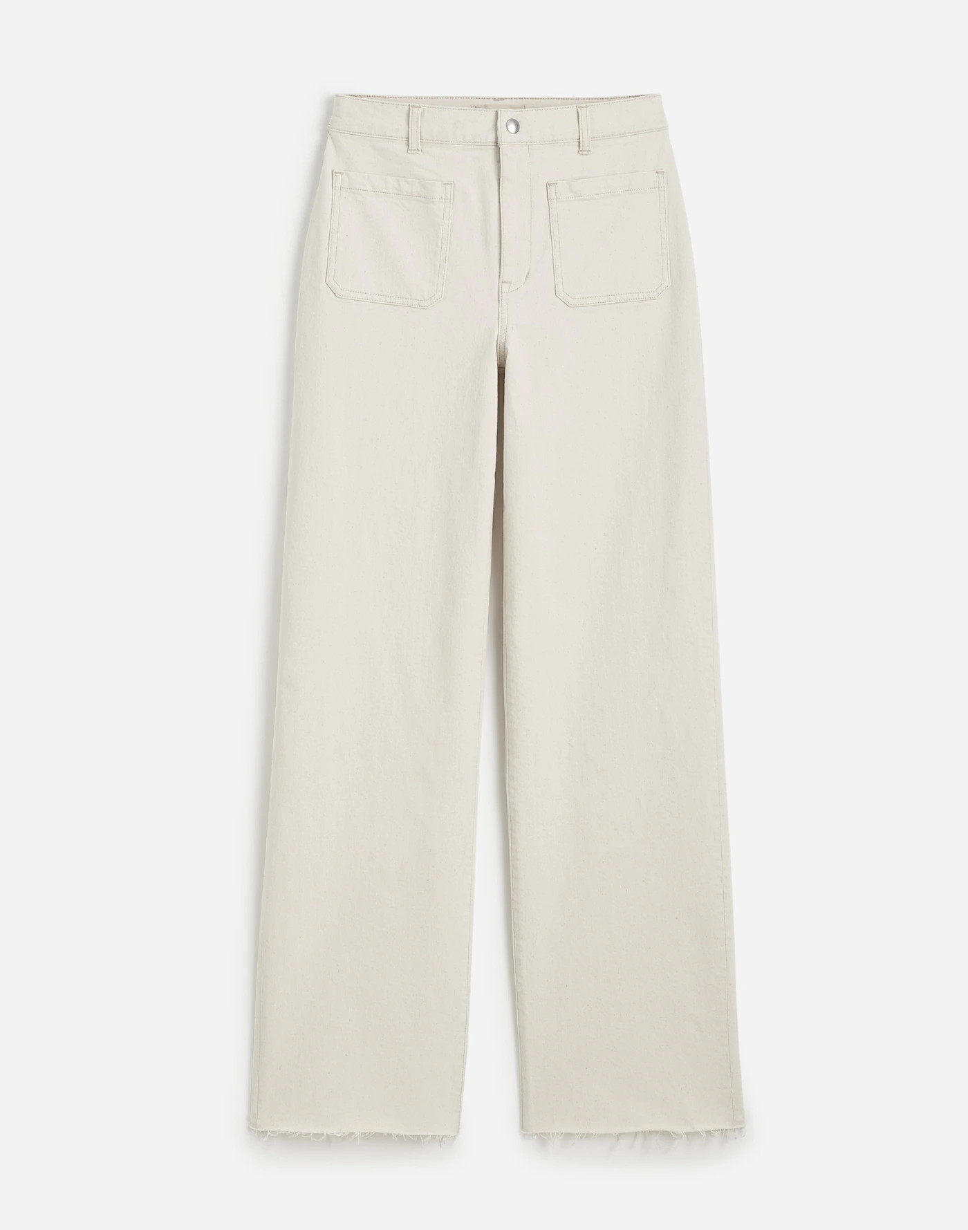 The Emmett Wide-Leg Full Length Jean: Patch Pocket Edition | Madewell