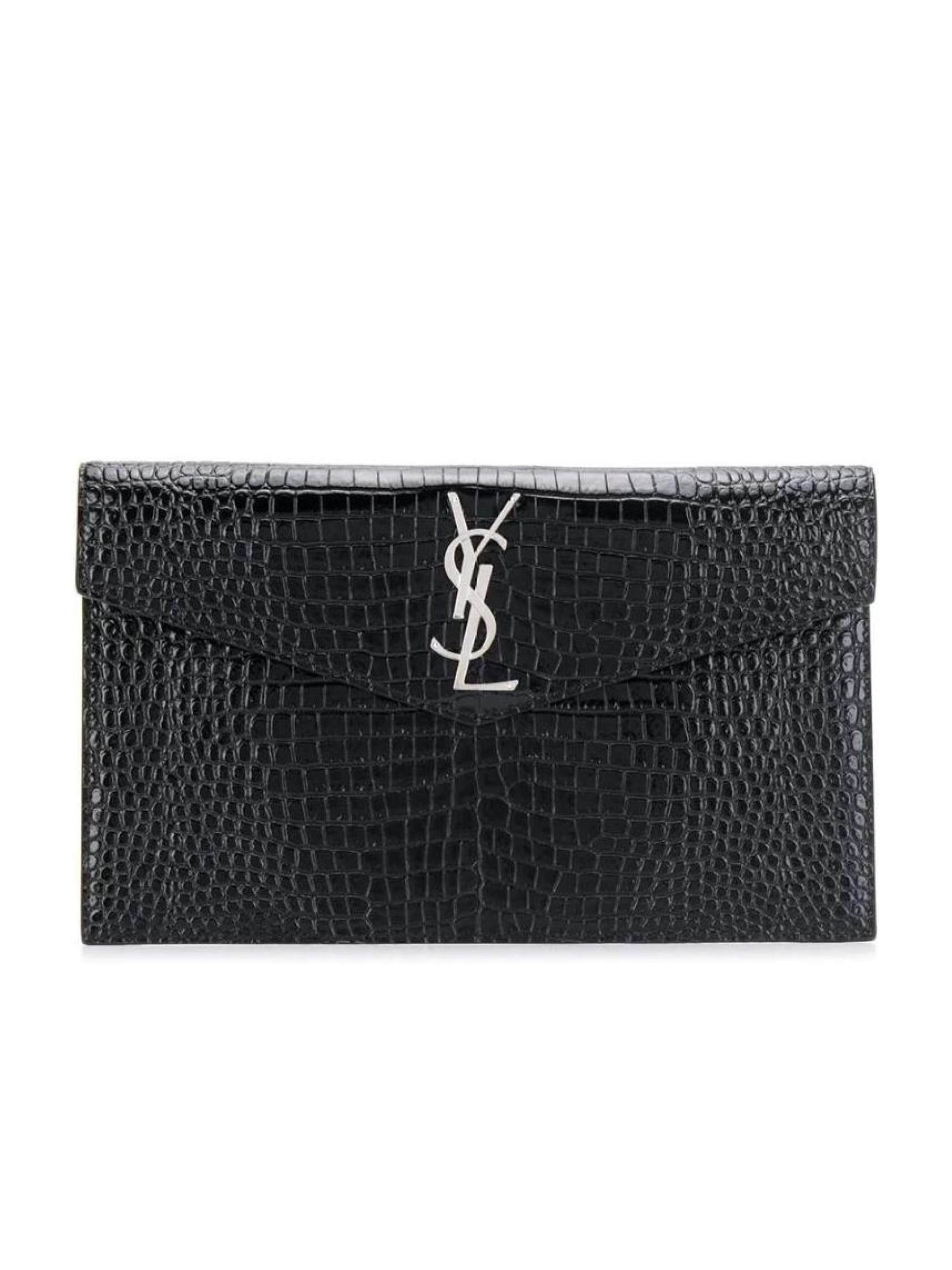 Uptown crocodile-effect clutch | Senser US
