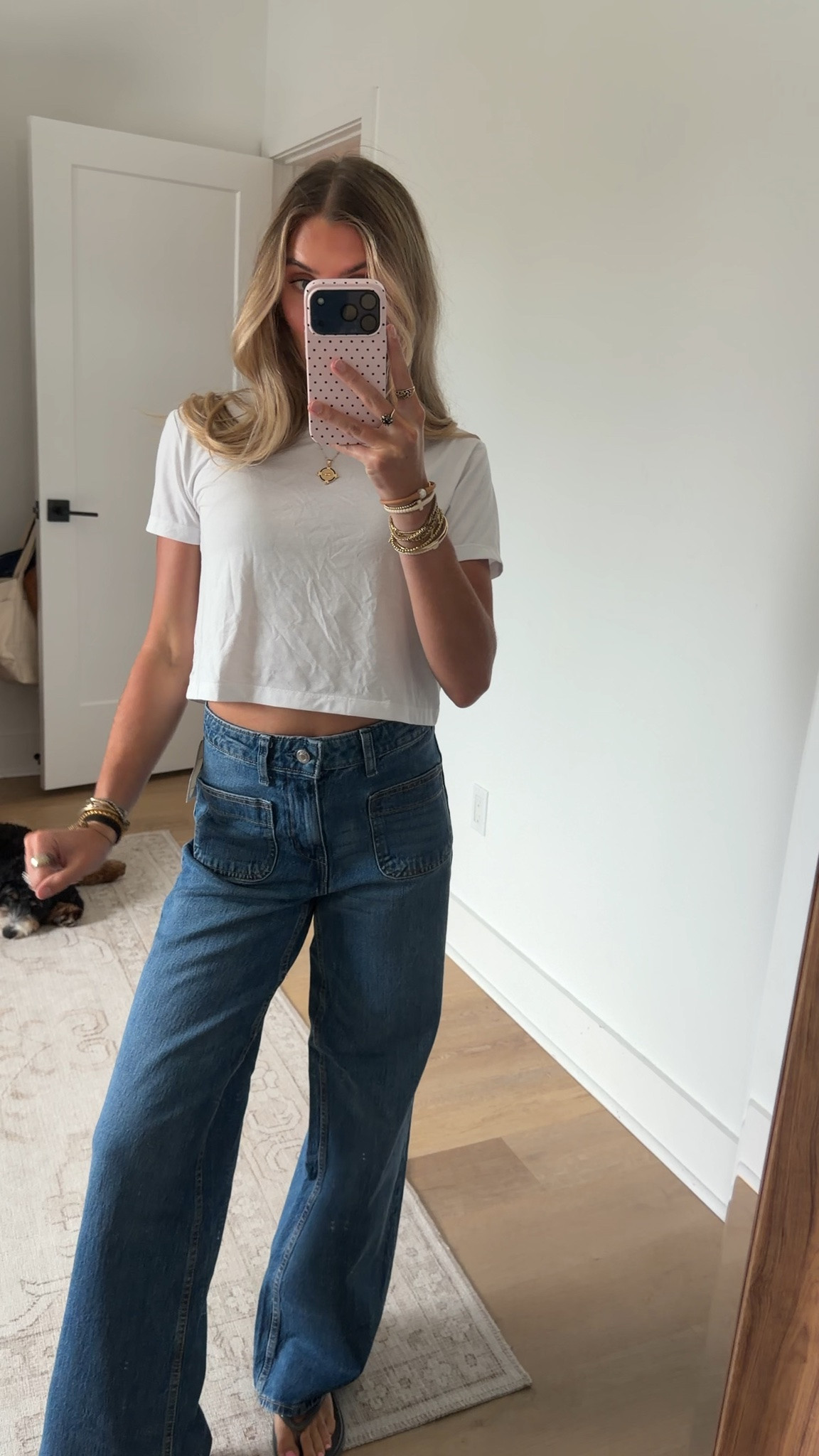 Walmart size 0. Refresh your denim collection with the Patch Pocket Jean, designed to blend classic style with modern comfort. Crafted from 99% cotton and 1% spandex, this pair offers a structured feel with a hint of stretch for easy movement throughout the day. Featuring statement patch pockets, it adds a touch of utility-inspired detail while maintaining a clean, versatile look. Perfect for everyday wear, these jeans pair effortlessly with both casual and elevated outfits, making them a timeless wardrobe essential.

#LTKootd #LTKdayinmylife #LTKSeasonal
