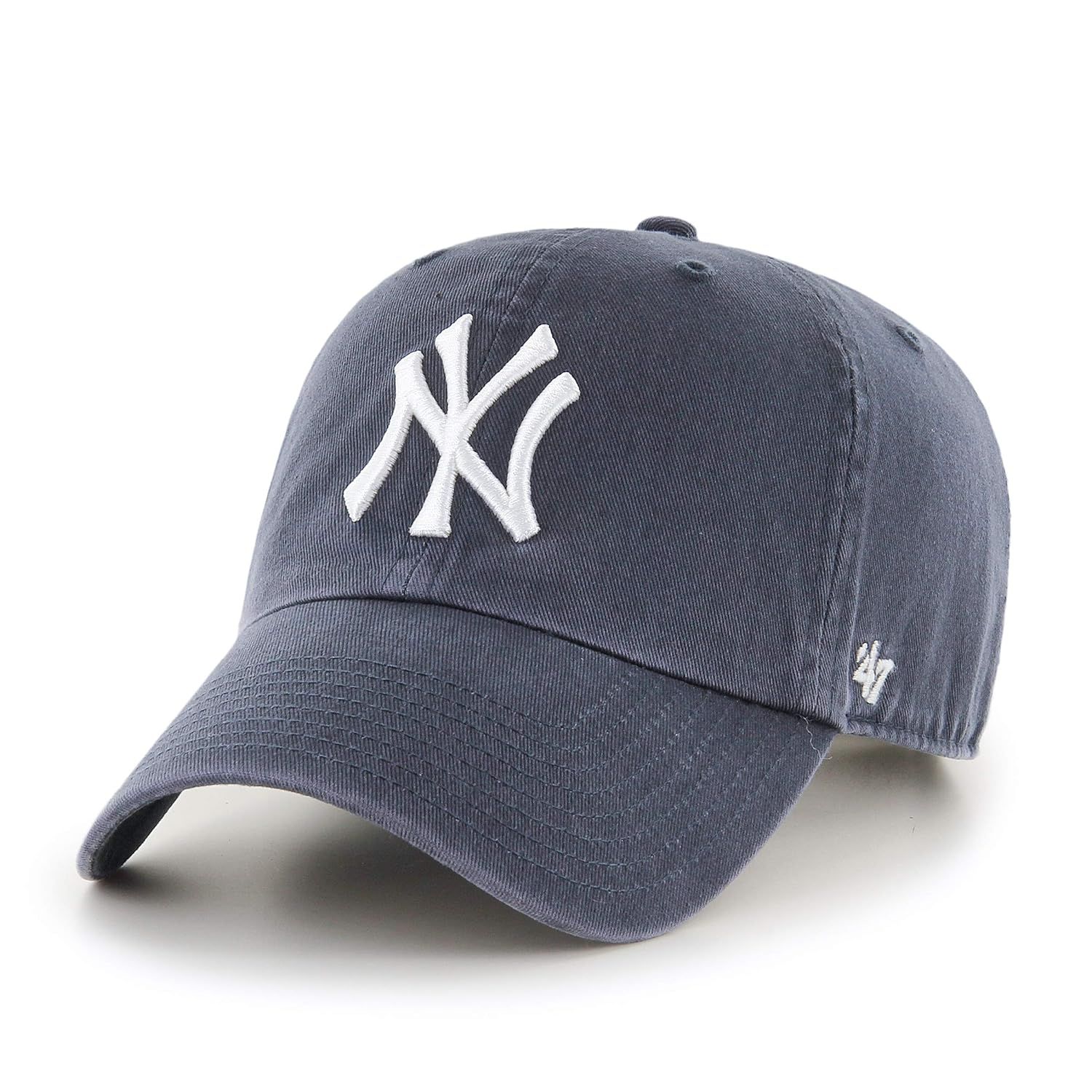 '47 Brand New York Yankees Clean Up Dad Hat Cap Vintage Navy/White | Amazon (US)