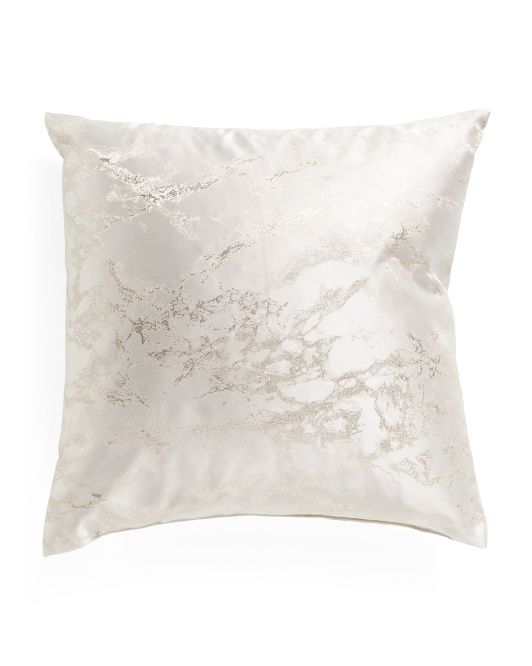 Made In Usa 22x22 Metallic Pillow | TJ Maxx