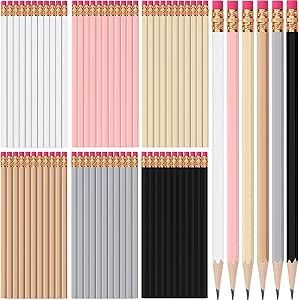 120 Pcs HB Pencils Unsharpened Pencils with Eraser Wooden Hexagonal Pencils for Kids Adults Gifts... | Amazon (US)