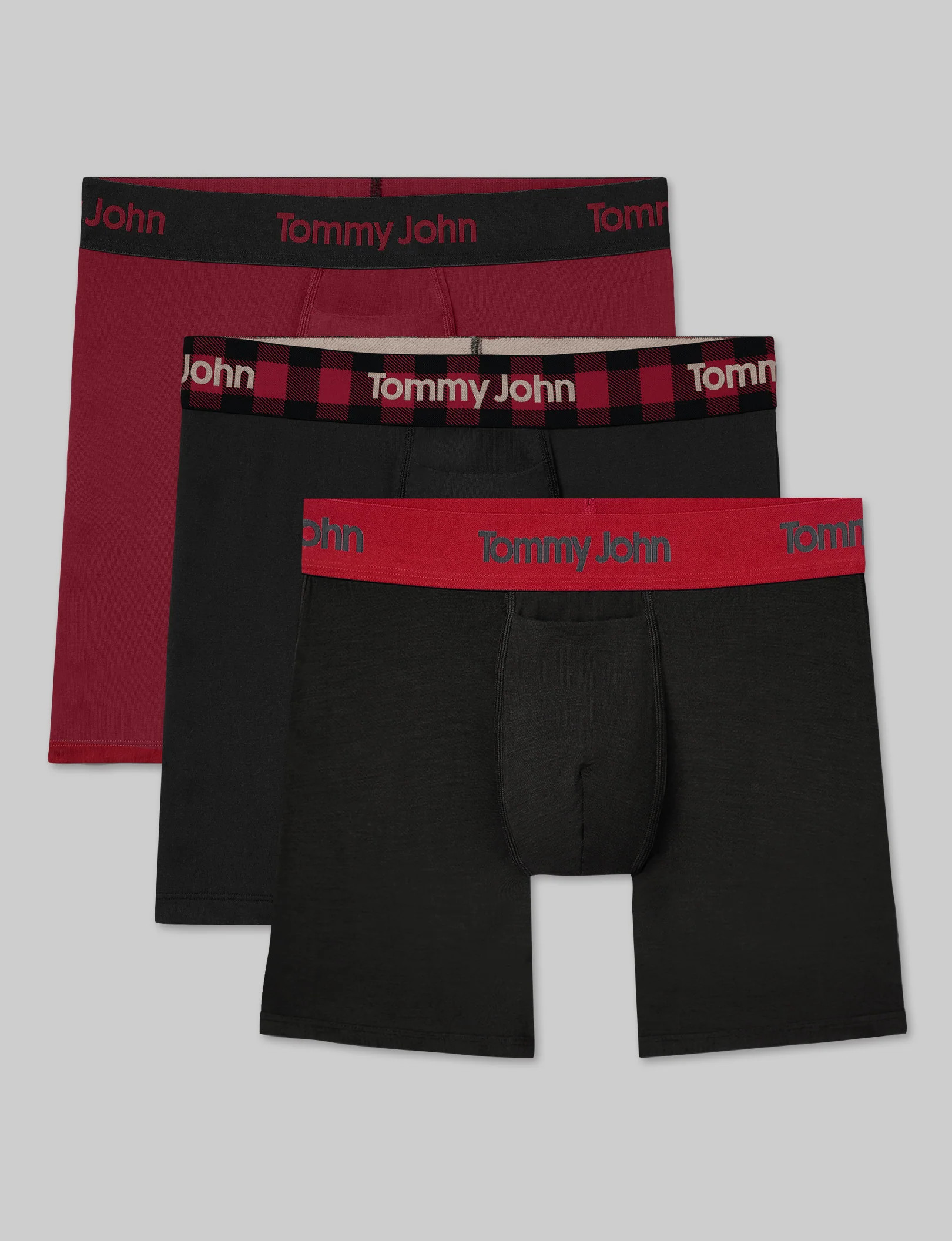 Second Skin Mid-Length Boxer Brief 6" (3-Pack) | Tommy John