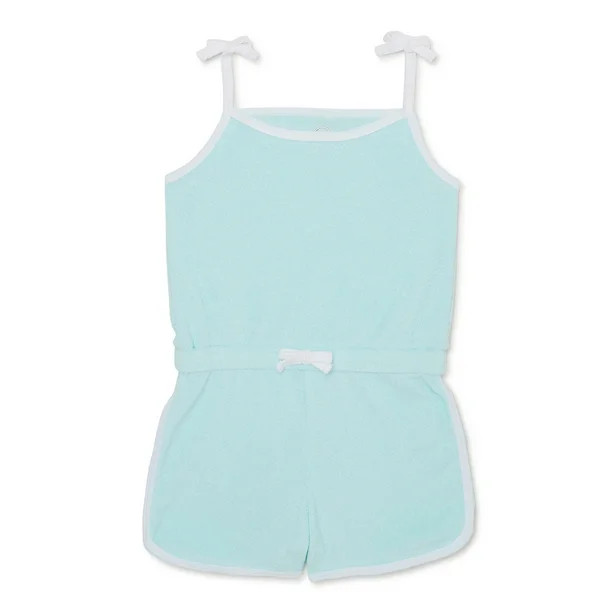 Wonder Nation Toddler Girl Cover-Up Romper, Sizes 12M-5T | Walmart (US)