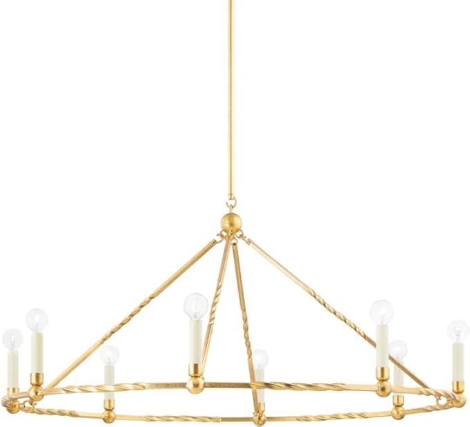 Mitzi H738808-VGL Josephine - 8 Light Chandelier-18.5 Inches Tall and 42 Inches Wide | Amazon (US)