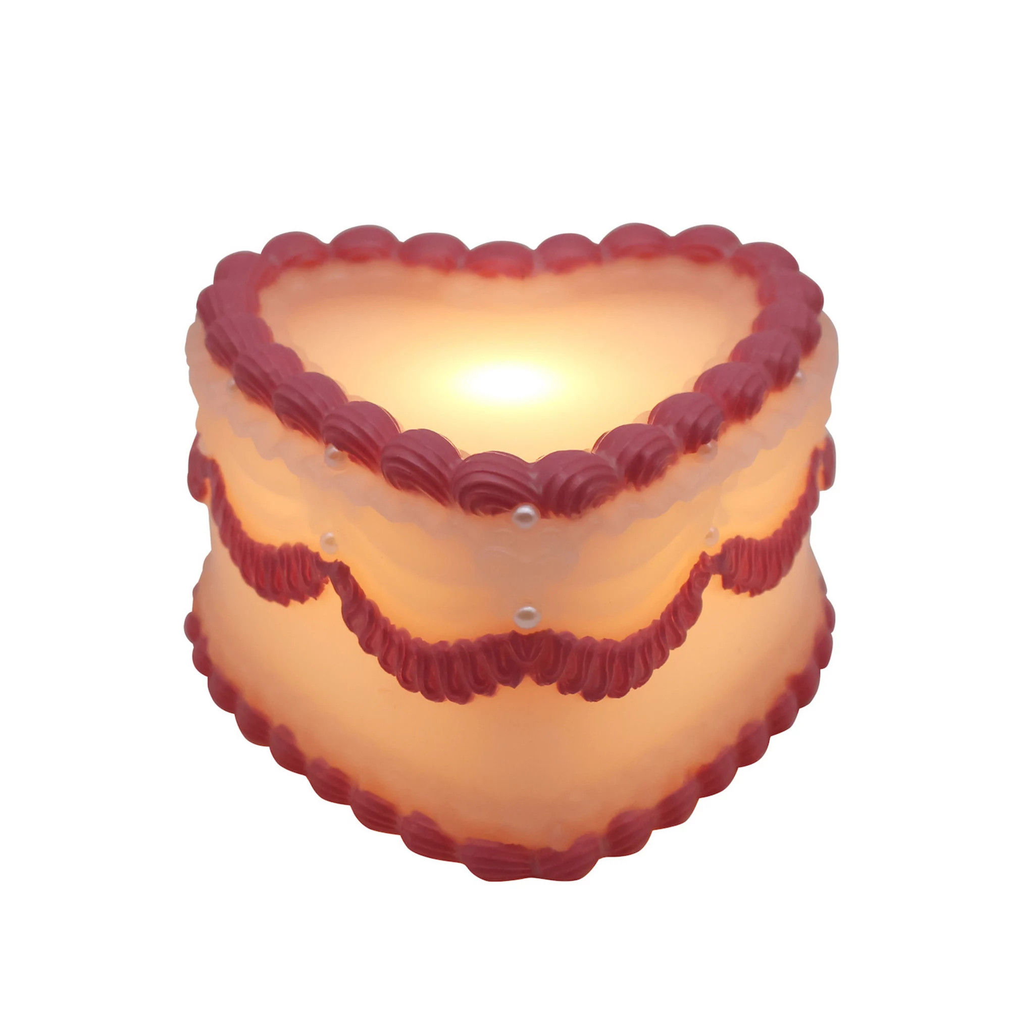 Celebrate Together™ Valentine's Day Heart-Shaped Cake LED Candle | Kohl's