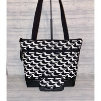 Dachshund Purse Black & White - Wiener Dog Handbag Made To Order | Etsy (US)
