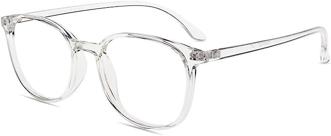 Firmoo Blue Light Blocking Reading Glasses Unisex, Square Computer Reading Glasses with Magnifica... | Amazon (US)