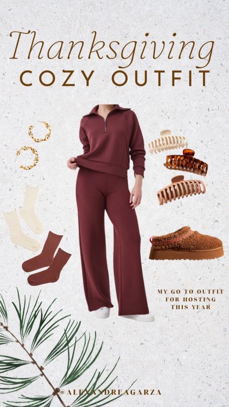 Thanksgiving day cozy outfit idea 

#LTKSeasonal #LTKHoliday #LTKGiftGuide
