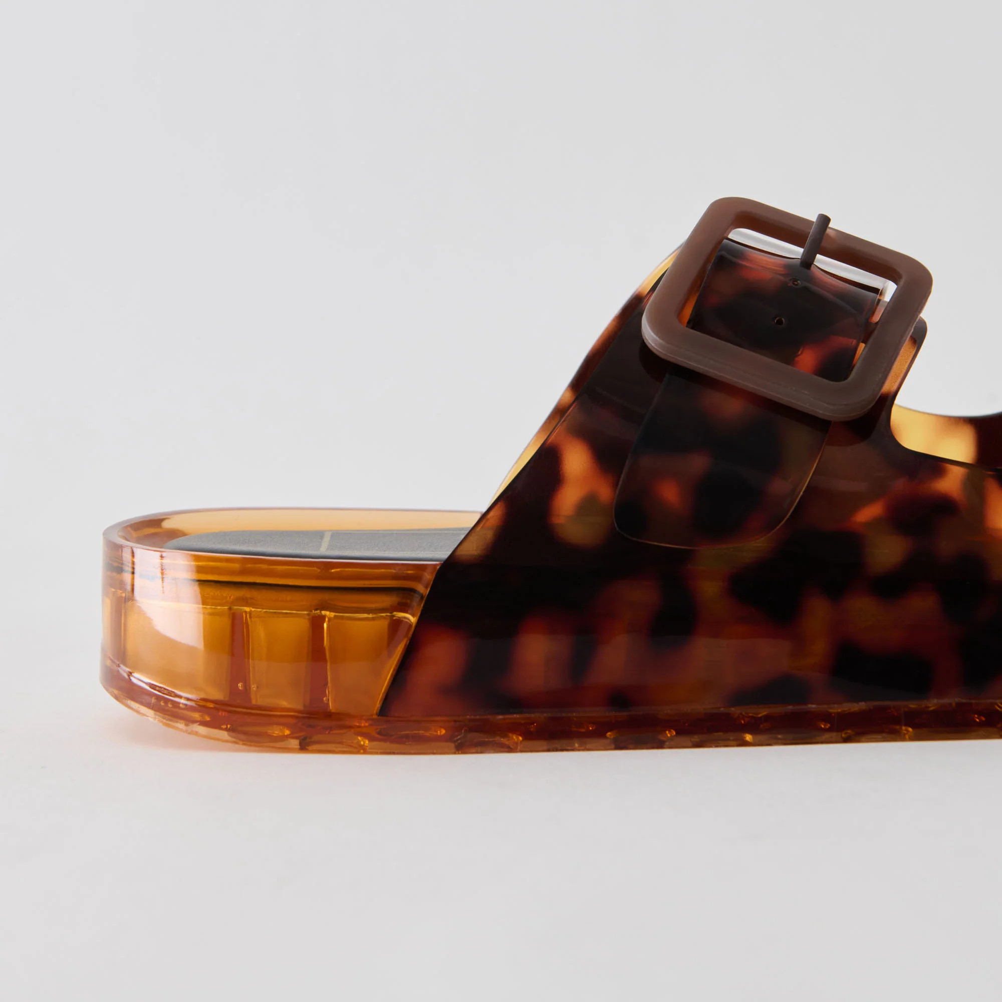 Julio Sandals Tortoise Vinyl | DolceVita.com