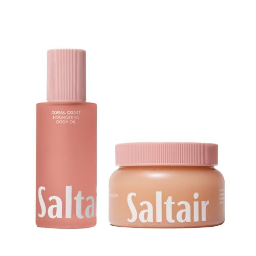 Saltair Body Oil & Scrub Bundle | Coral Coast | 4oz Oil + 1 Scrub | Amazon (US)