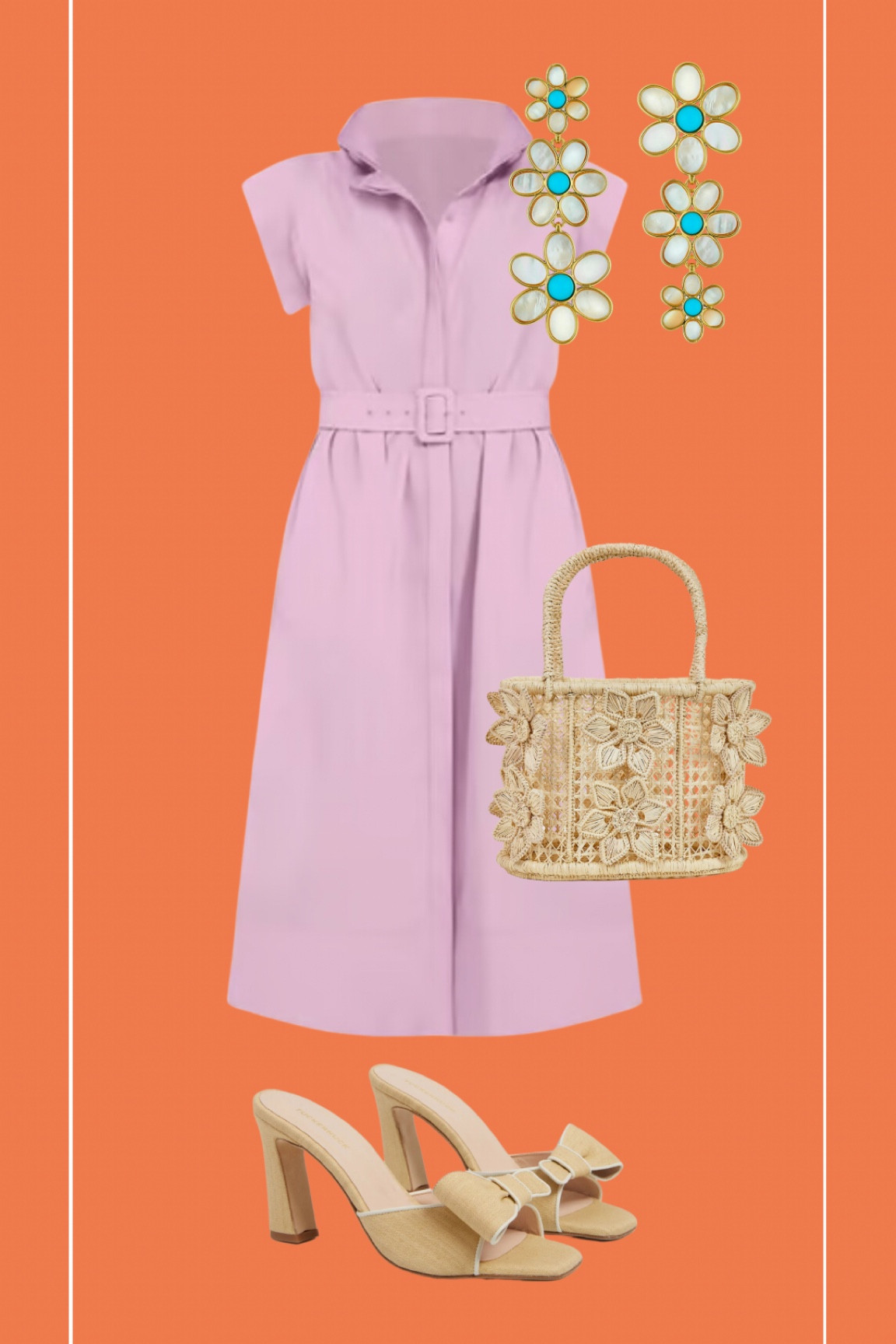 Summer rehearsal dinner or brunch outfit 

#LTKWedding #LTKShoeCrush #LTKItBag