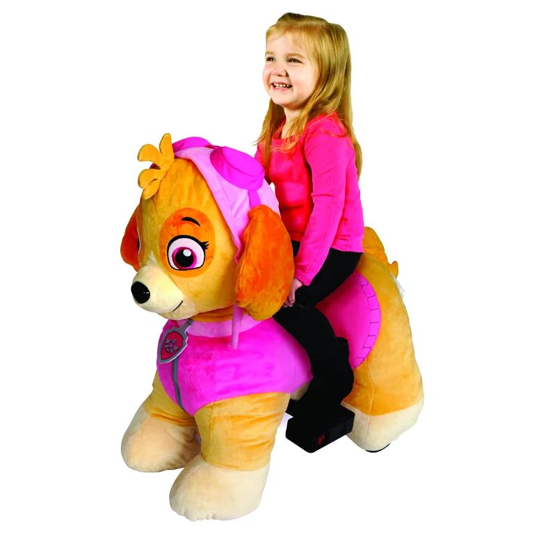 Paw Patrol 6 Volt Plush Skye Ride-on with Pup House Included by Dynacraft! | Walmart (US)