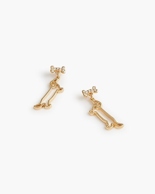 Dachshund earrings | J.Crew Factory
