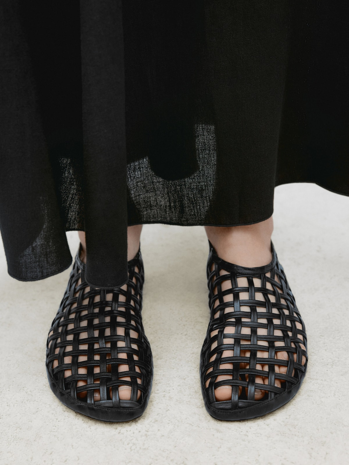 Woven flats - Limited Edition | Massimo Dutti US