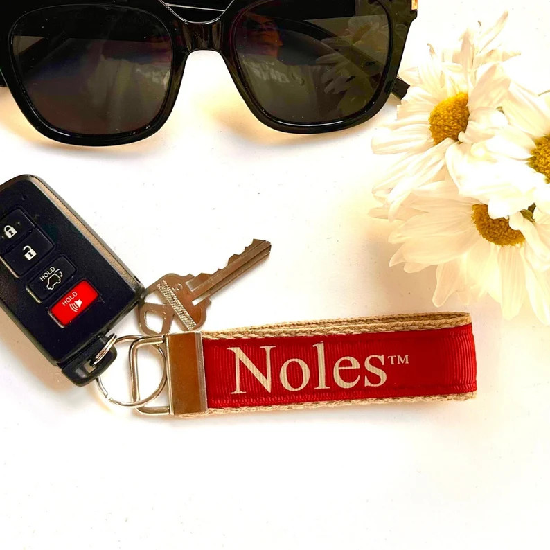 FSU Seminoles College Key Chain Wristlet Key Fob - Etsy | Etsy (US)