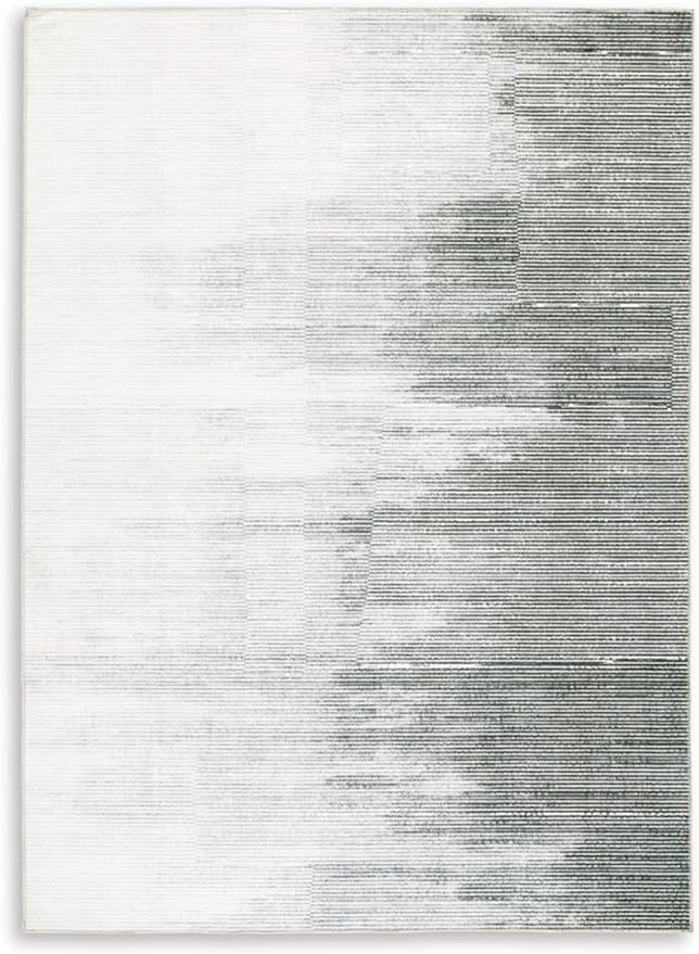 Signature Design by Ashley Milset Contemporary Indoor Washable Ombre Pattern 8 x 10 Rug with Non ... | Amazon (US)