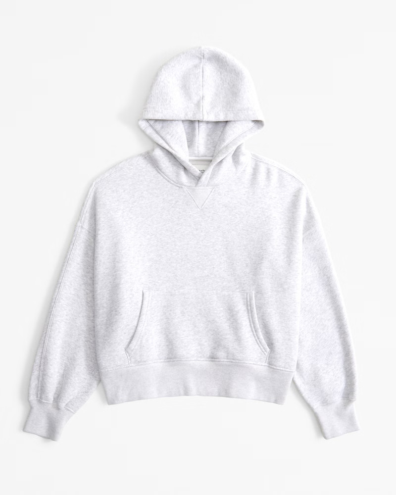 Abercrombie & Fitch Women's Essential Hoodie in Light Gray - Size XXS/XS | Abercrombie & Fitch (US)