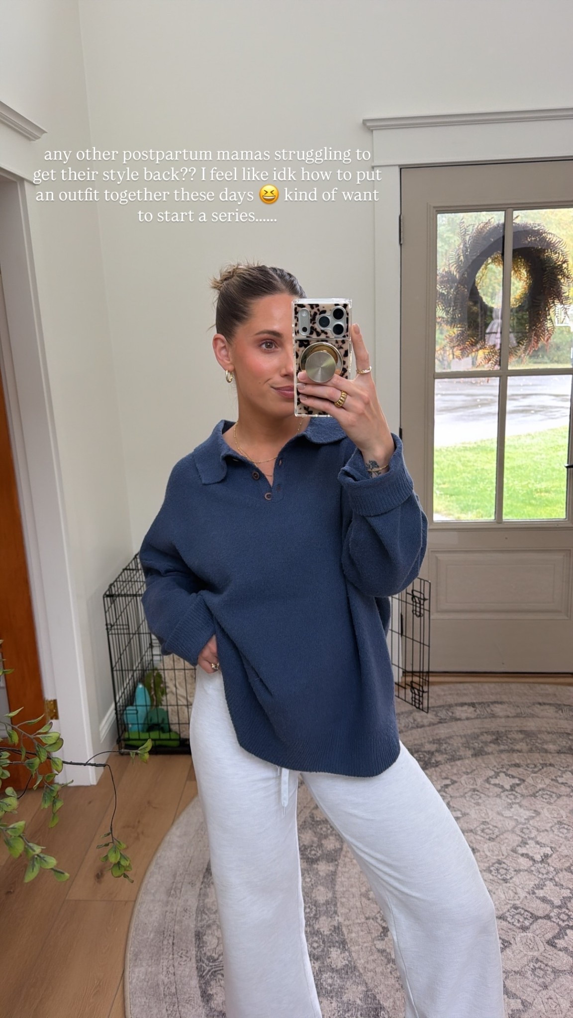 any other postpartum mamas struggling to get their style back?? I feel like idk how to put an outfit together these days 😆 kind of want to start a series…………….


Wearing size small