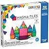 Magna-Tiles 32-Piece Clear Colors Set, The Original, Award-Winning Magnetic Building Tiles for Ki... | Amazon (US)
