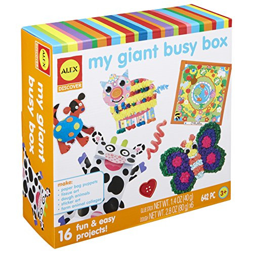 ALEX Toys My Giant Busy Box Craft Kit Kids Art and Craft Activity | Amazon (US)