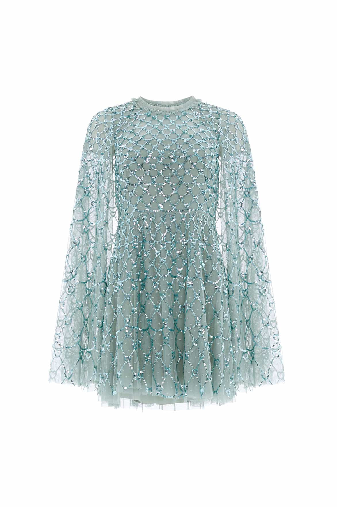 Heart Lattice Micro Mini Dress | Needle & Thread US