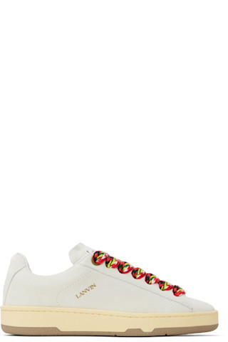 Off-White Suede Curb Lite Sneakers | SSENSE