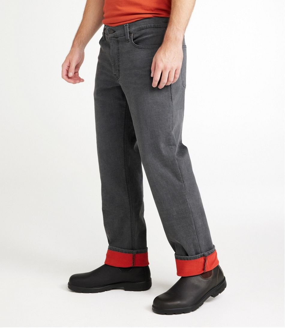 Men's BeanFlex® Jeans, Standard Fit, Fleece-Lined | L.L. Bean