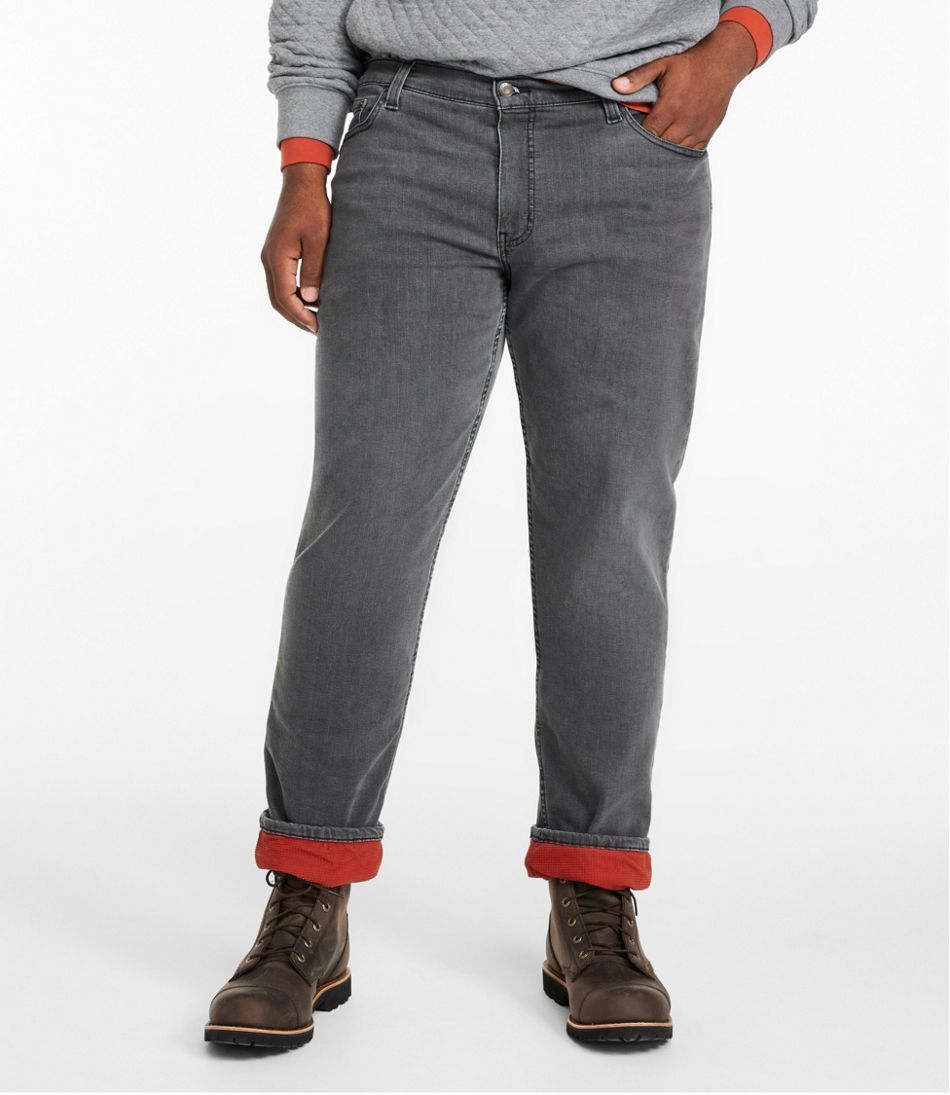 Men's BeanFlex® Jeans, Standard Fit, Fleece-Lined | L.L. Bean