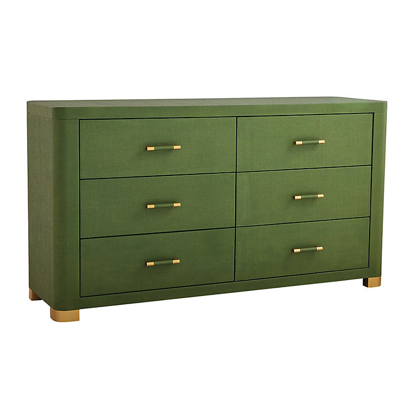 Capri 6-Drawer Dresser - Moss Green - Ballard Designs | Ballard Designs, Inc.