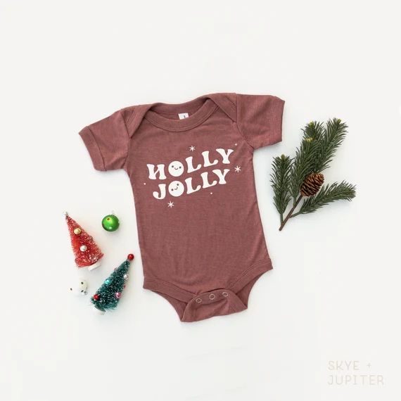 Christmas Baby Onesie®  Christmas Baby Bodysuit  Holiday | Etsy | Etsy (US)