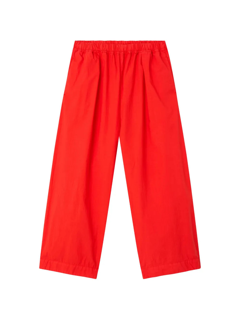 American Vintage Bailow wide-leg cropped pants - Red | Farfetch Global