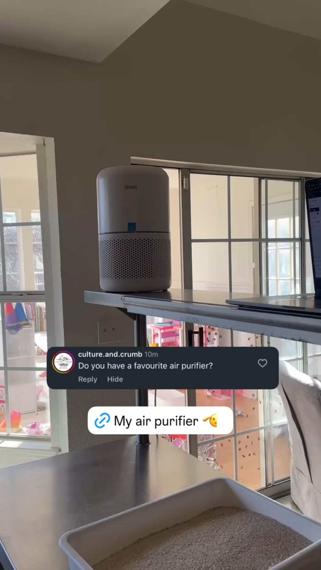 This Levoit air purifier is a must in our home bakery. Quiet, compact, and actually works. 

#LTKWatchNow #LTKU #LTKHome