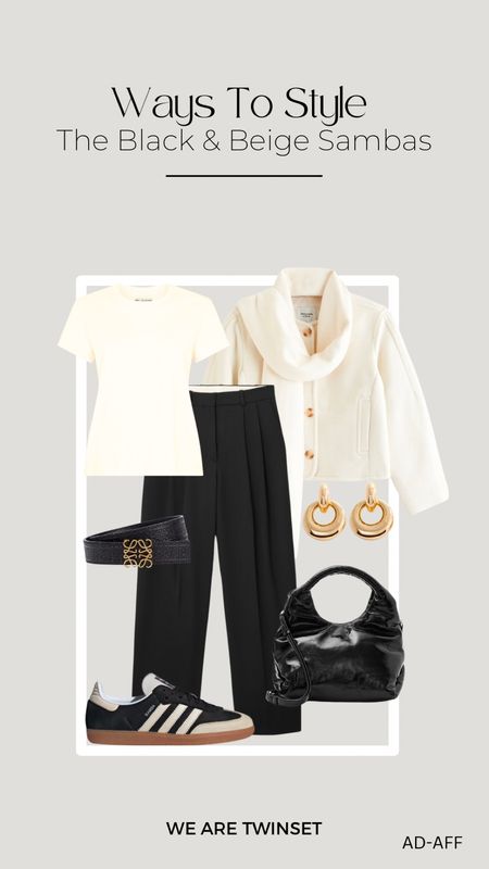Ways to style the black and beige sambas 🖤
Easy outfit, style inspo 

#LTKstyletip #LTKSeasonal #LTKshoecrush