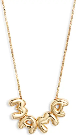 Nordstrom Demi Fine Bubble Mama Pendant Necklace | Nordstrom | Nordstrom