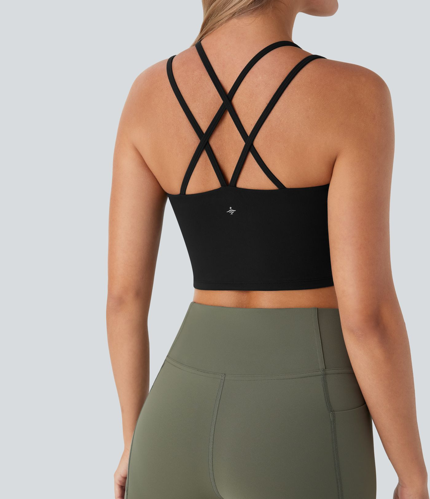 Women’s SoftlyZero™ Plush Low Support Double Straps Yoga Sports Bra A-C Cups - Halara | HALARA