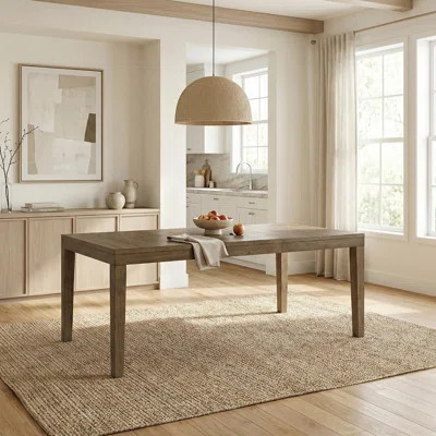 Ardenwood 84"-102" Extendable French Oak Dining Table | Wayfair North America