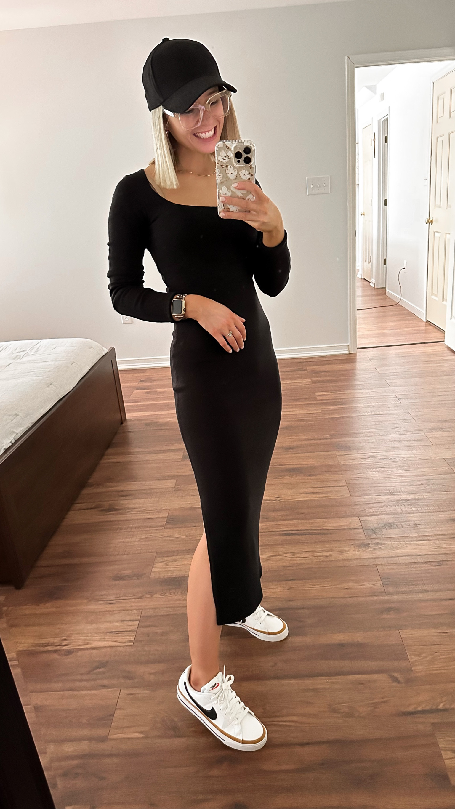 Marcella NYC baseball hat 

Babysoft square neck black long sleeve sweater dress XS TTS

Nike Court Legacy TTS

#LTKunder100 #LTKxNSale #LTKsalealert