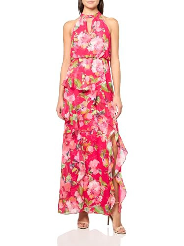 Adrianna Papell Women's Printed Mermaid Dress, Pink Multi | Amazon (US)