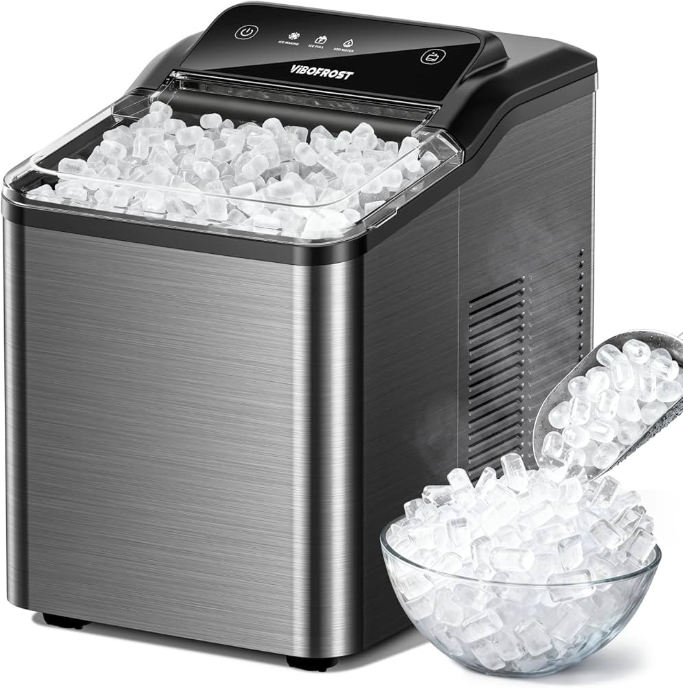Nugget Ice Maker Countertop, 35lbs/24H Sonic & Chewable Pellet Ice, Portable Crushed Ice Machine,... | Amazon (US)