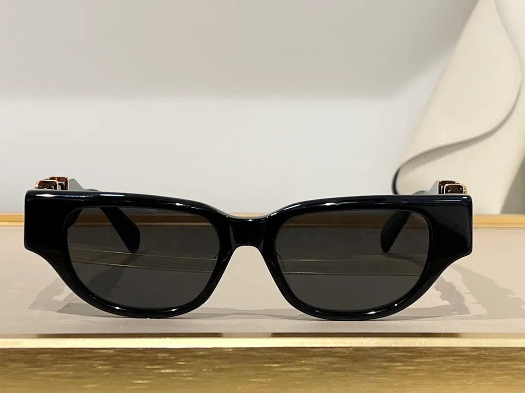 Black Gold Grey Sunglasses Sunglass Cateye Shape Women Summer Sunnies Shades UV400 Eyewear With B... | DHGate