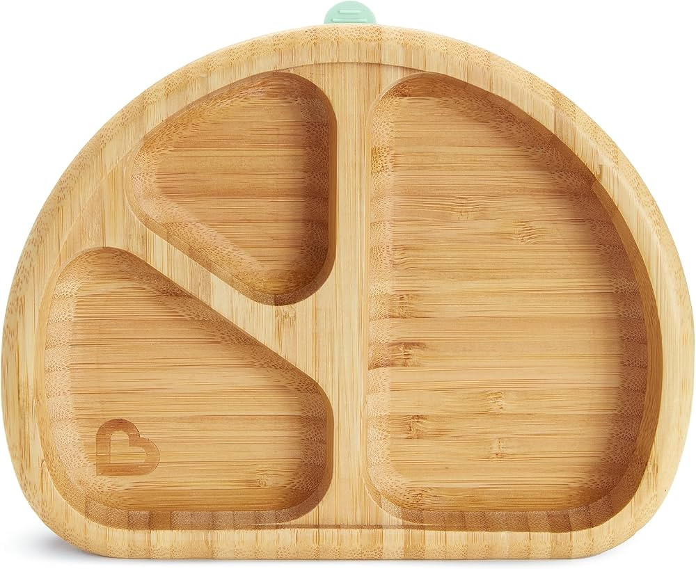Munchkin® Bambou™ Divided Suction Plate - Eco-Friendly Bamboo Dinnerware for Babies and Toddle... | Amazon (US)