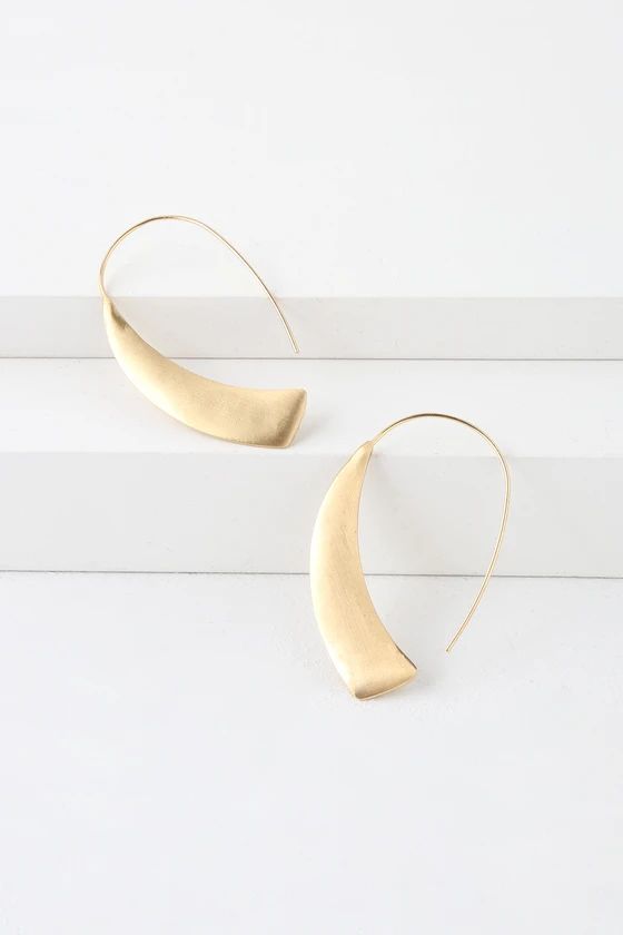 Shine Time Gold Threader Earrings | Lulus (US)