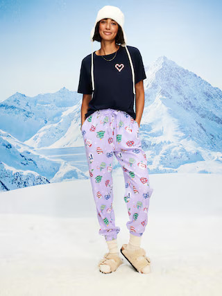 High-Waisted Printed Flannel Pajama Jogger for Women | Old Navy (US)