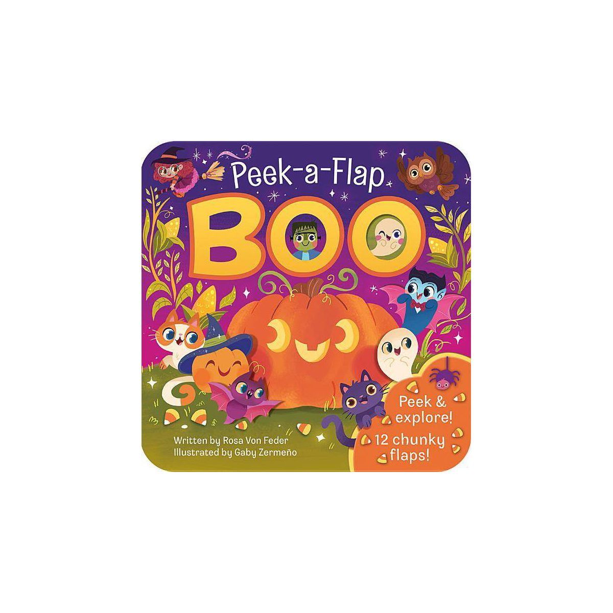 Peek-a-flap Boo (Board Book) (Rosa Vonfeder) - Halloween | Target