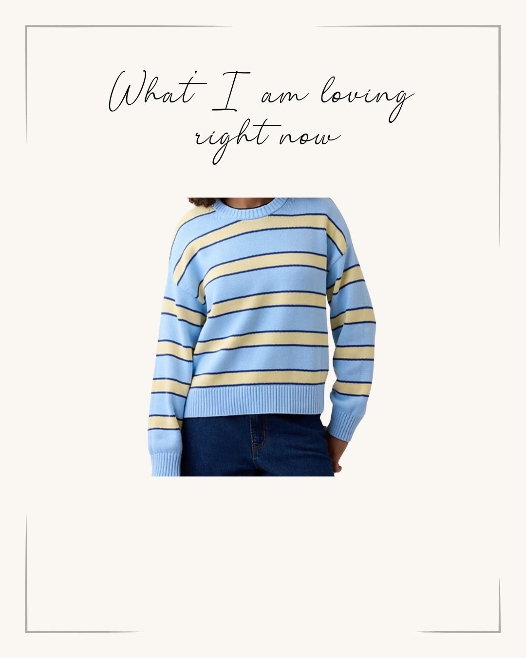 Spring sweater I am loving 

#LTKOver40 #LTKgrwm #LTKootd